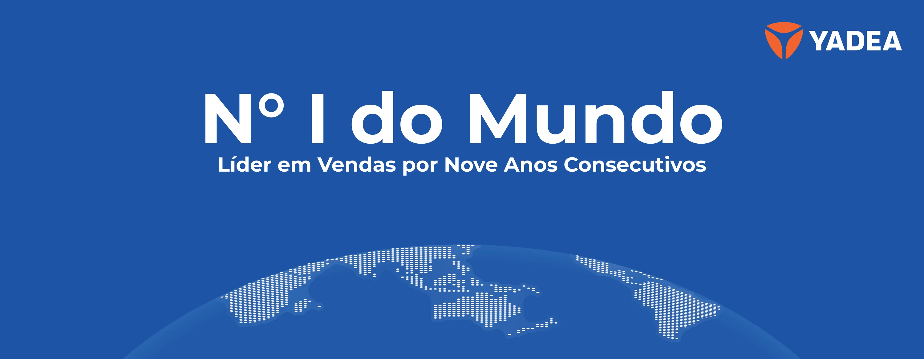 Yadea: Nº 1 do Mundo. Líder em vendas por nove anos consecutivos. Líder mundial em vendas de veículos elétricos de duas rodas de 2017 a 2025, segundo pesquisa da Beijing Wude Market Research Co., Ltd. concluída em janeiro de 2026.