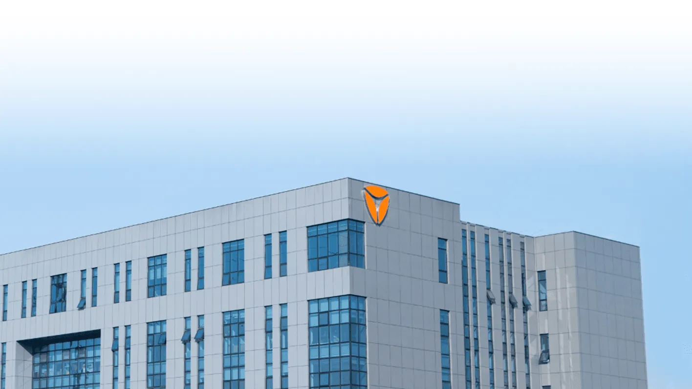 Sede da Yadea, com o logotipo da marca na fachada